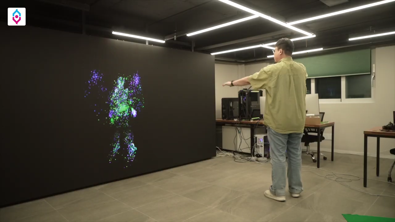 다중 모션 감지 인터랙티브 디스플레이 솔루션 [3rd 시뮬레이션]